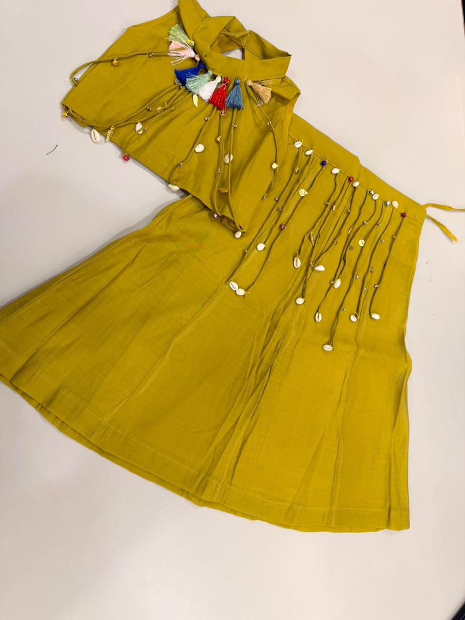Dn4 Neck Kids Chaniya Choli