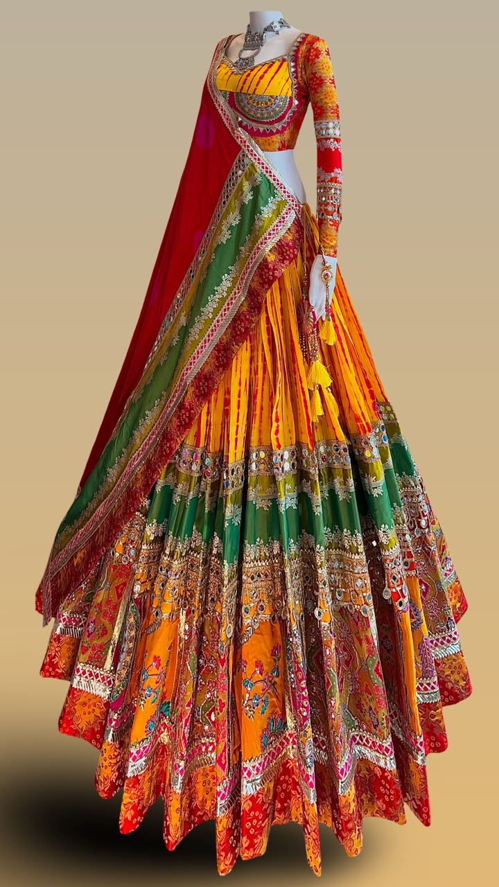 Shibori Raas Chaniya Choli