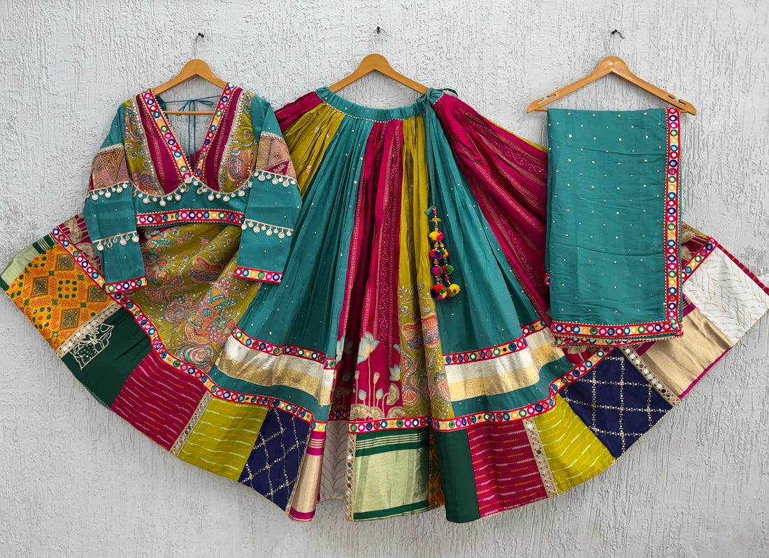 Multicolor Full sleeve Chaniya Choli