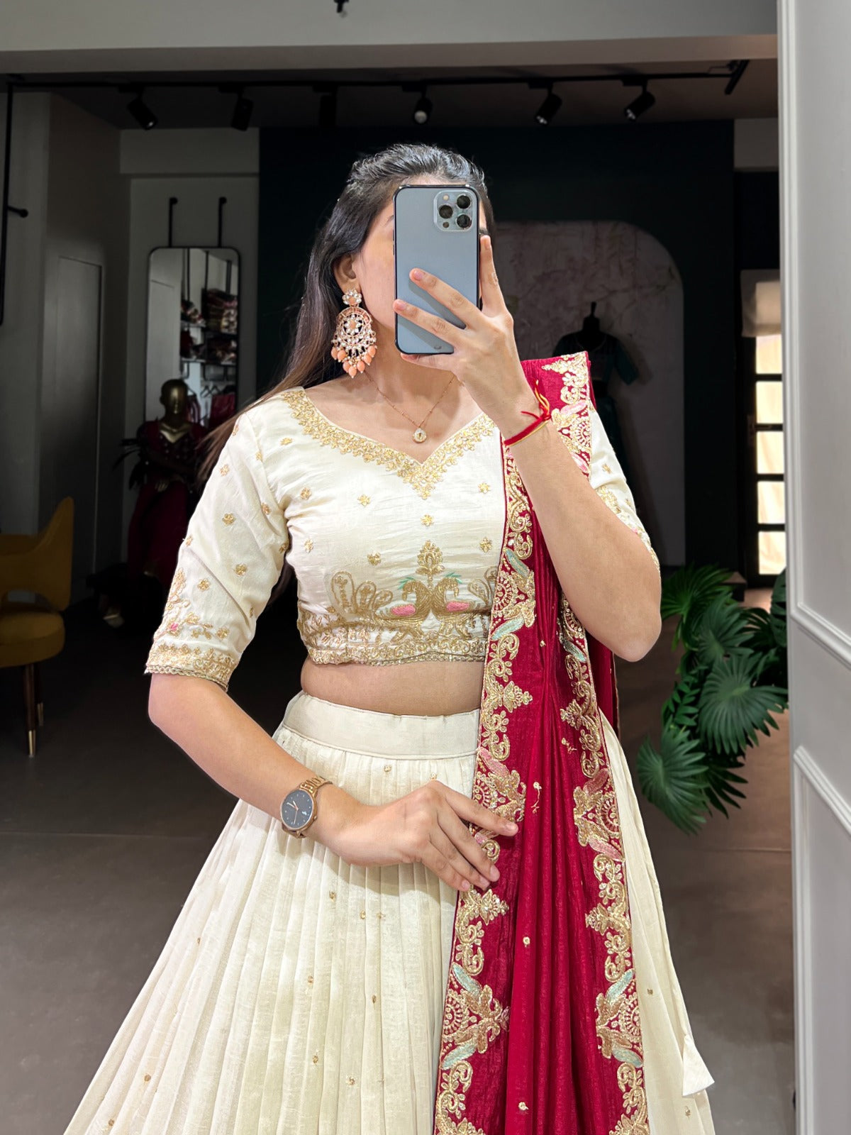 serene offwhite Lehenga choli set