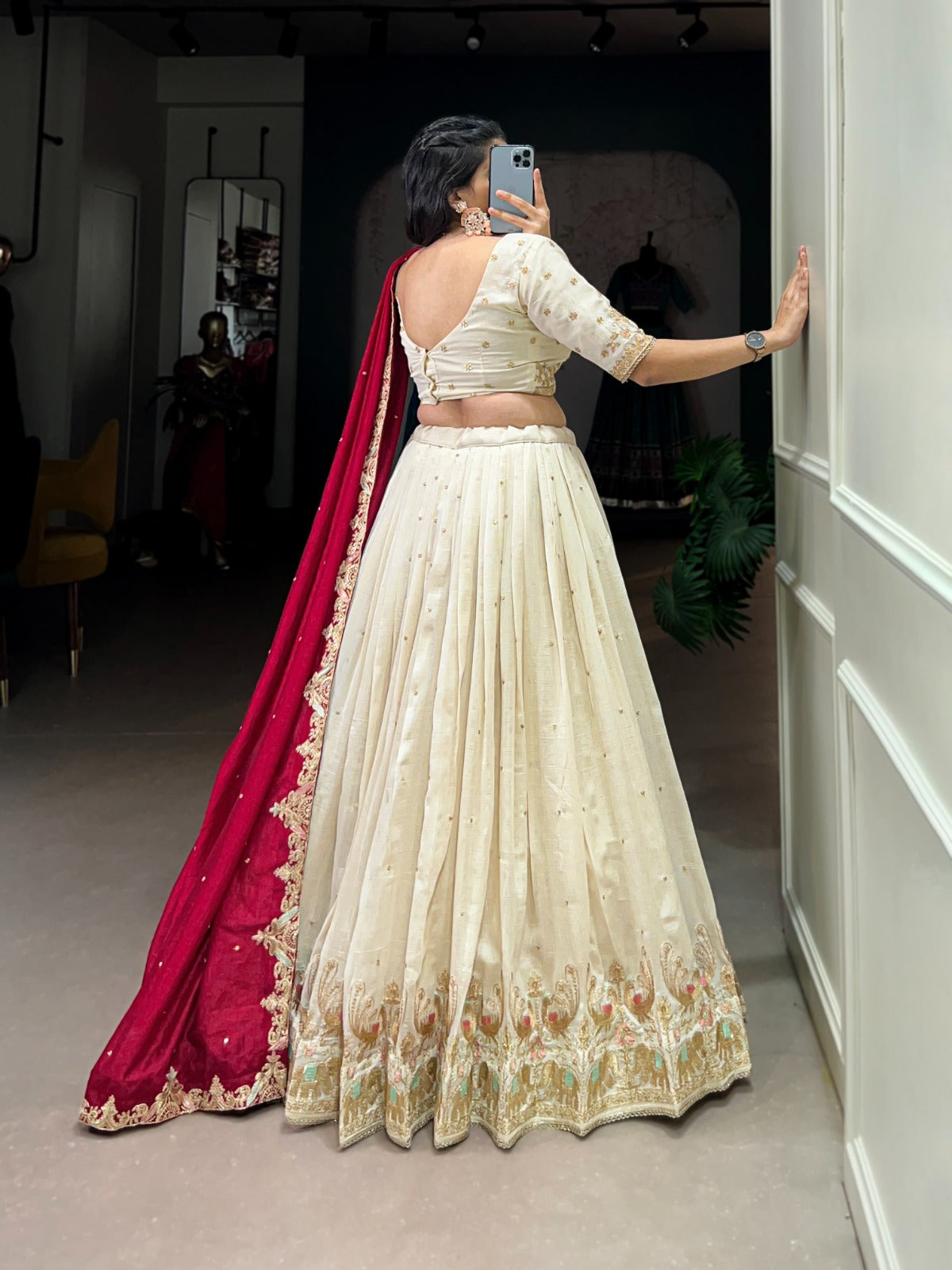 serene offwhite Lehenga choli set