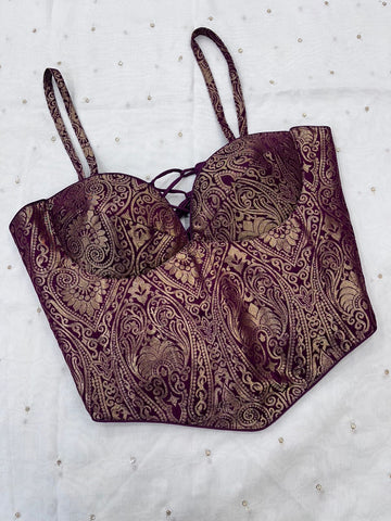 CORSET BANARASI BLOUSE