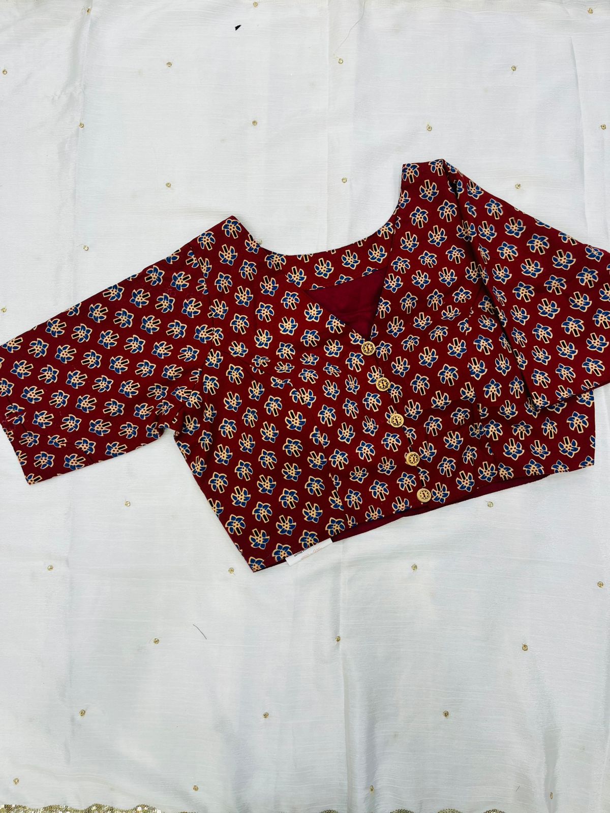 Ajrakh print blouse