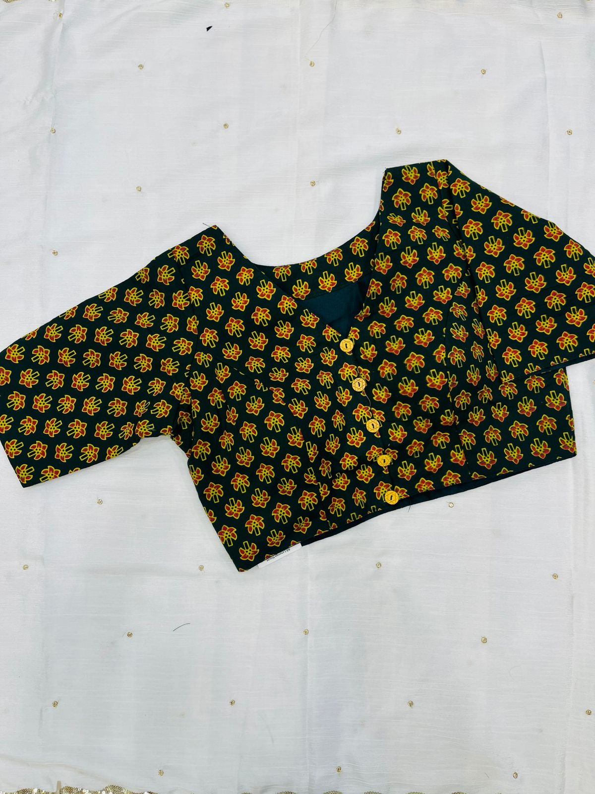 Ajrakh print blouse
