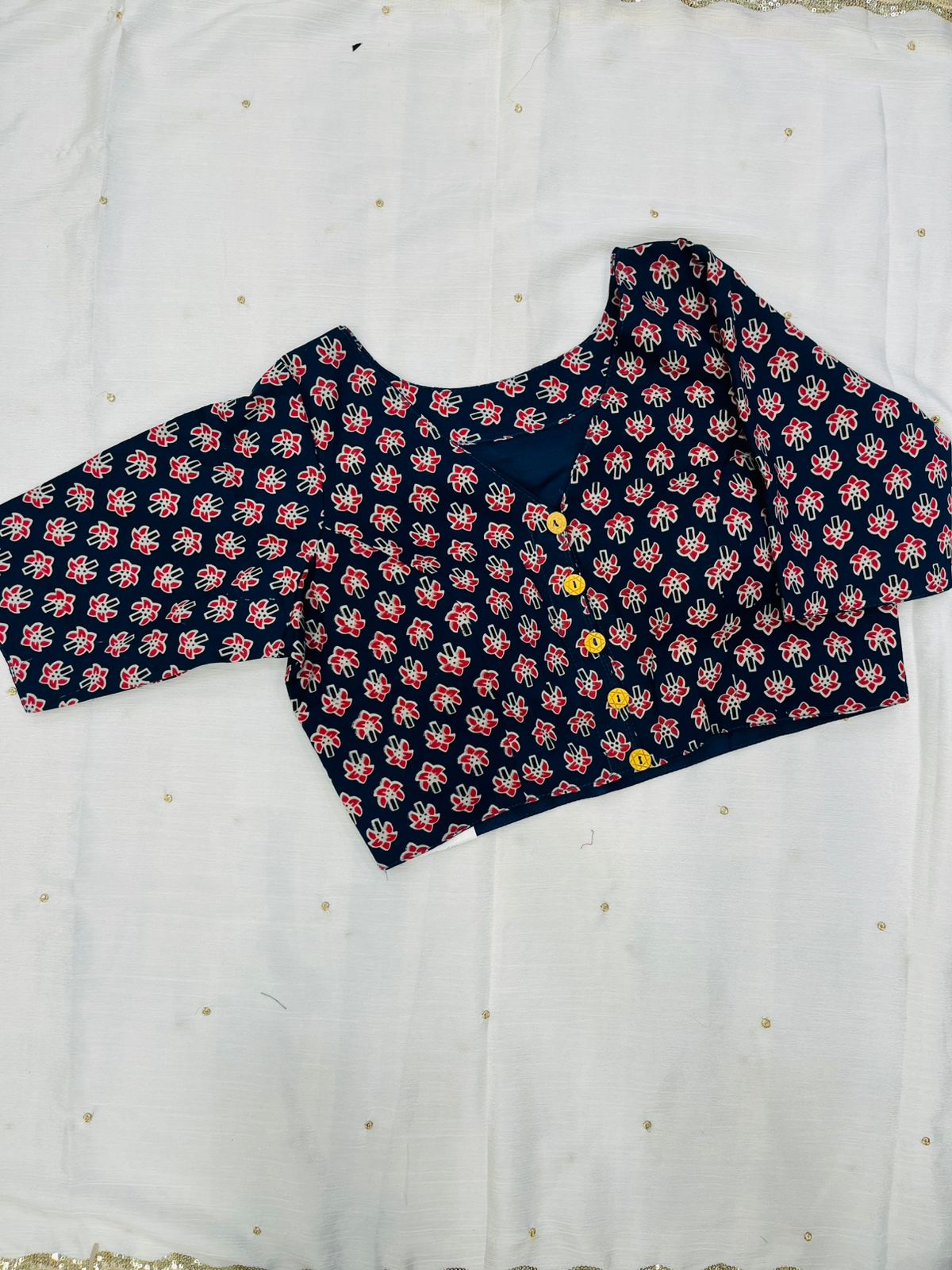 Ajrakh print blouse