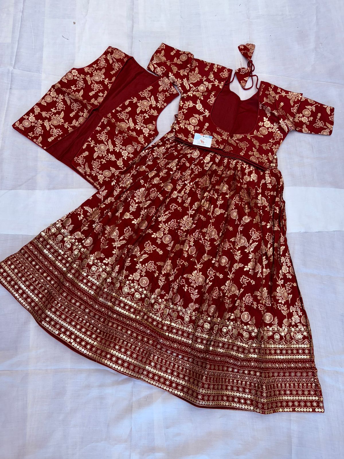 Banarasi silk (Girls) lehenga choli