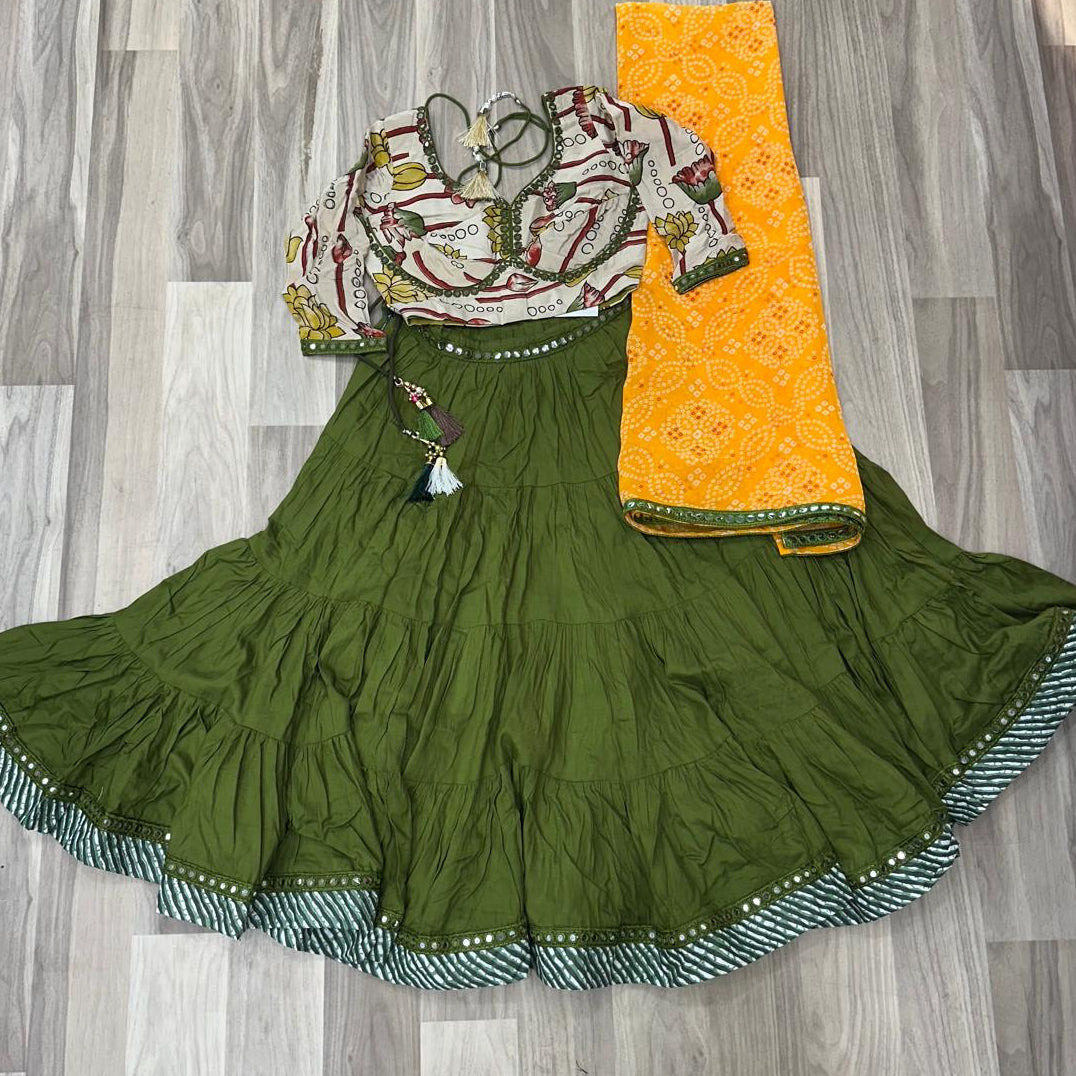 Kalamkari (girls) lehenga choli