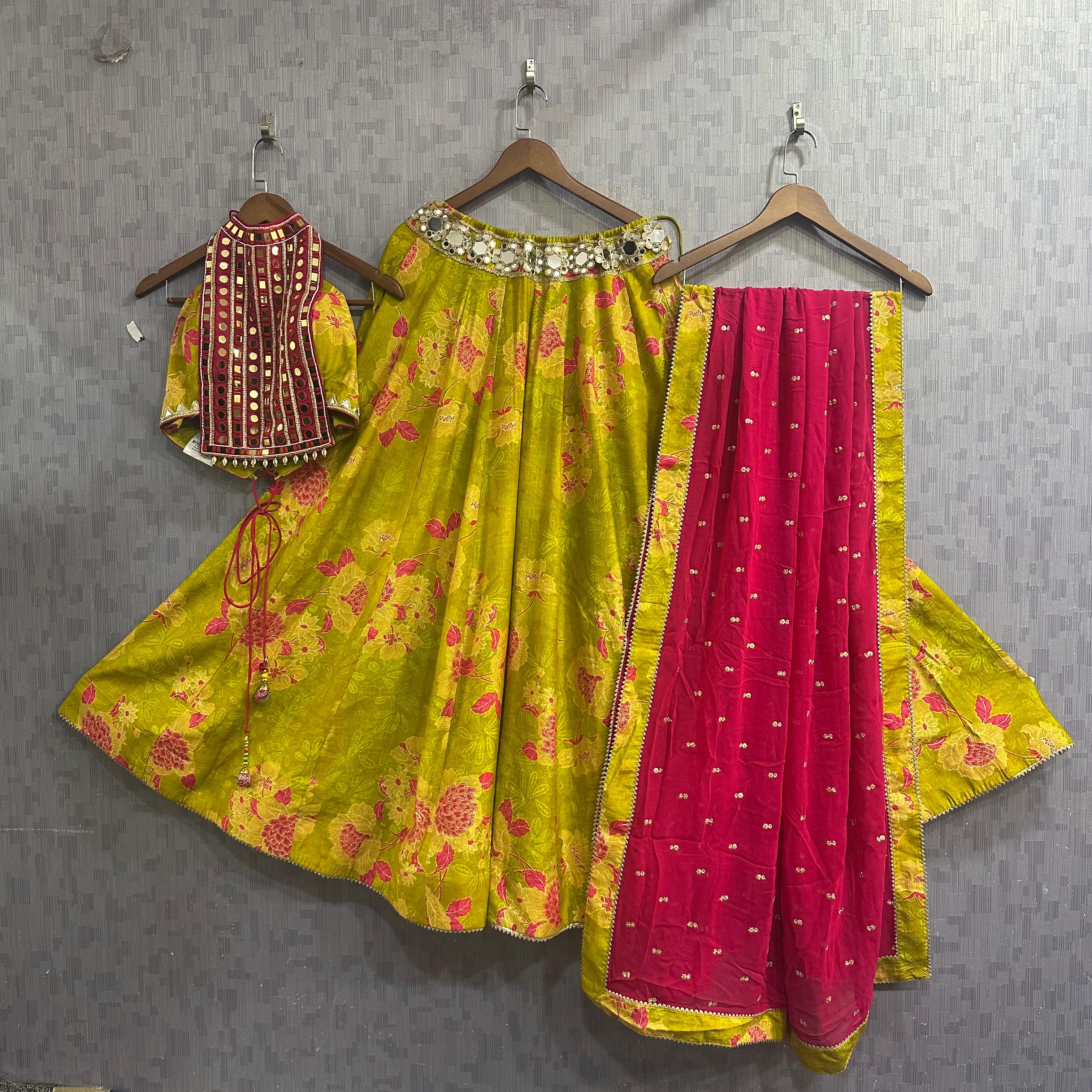 FLORAL PRINT LEHENGA CHOLI