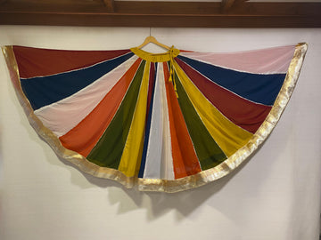 Gerogetee Ghaghra in Multishades