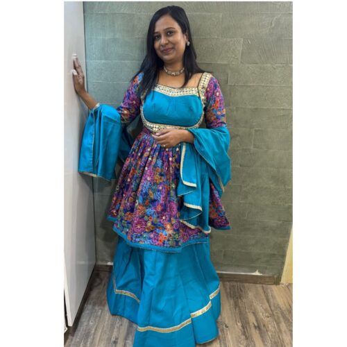 Peplum Lehenga choli